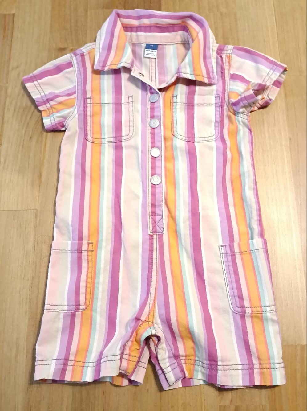Toddler Striped Romper